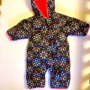 Columbia Powderlite Reversible Infant Snowsuit 0-3 months. Brand New!!